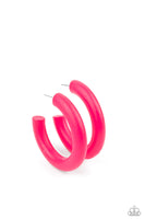 Paparazzi Woodsy Wonder Pink Earrings