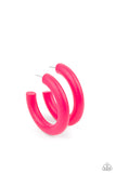 Paparazzi Woodsy Wonder Pink Earrings