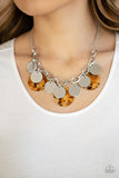 Paparazzi Confetti Confection Yellow Necklace