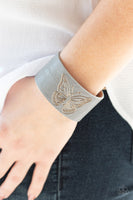 Paparazzi Flirty Flutter Silver Bracelet