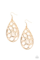 Paparazzi Reshaped Radiance Gold Earrings