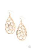 Paparazzi Reshaped Radiance Gold Earrings