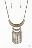 Paparazzi Eastern Empress Brass Necklace