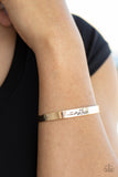 Paparazzi Sweetly Named Gold Bracelet