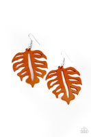 Paparazzi Shake Your PALMS PALMS  Orange Earrings