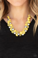 Paparazzi Bubbly Brilliance Yellow Necklace