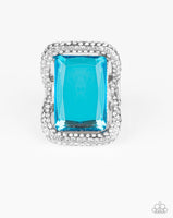 Paparazzi Deluxe Decadence Blue Ring