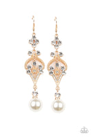 Paparazzi Elegantly Extravagant Gold Earrings