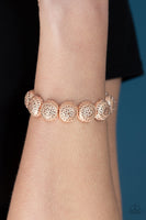 Paparazzi Obviously Ornate - Rose Gold Bracelet