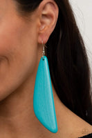 Paparazzi Scuba Dream Blue Earrings