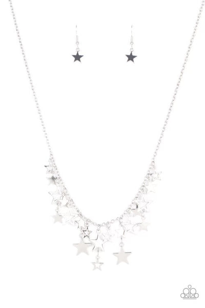 Paparazzi Stellar Stardom Silver Necklace