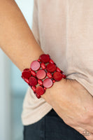 Paparazzi Cruising Coronado Red Bracelet