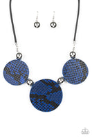 Paparazzi Viper Pit Blue Necklace