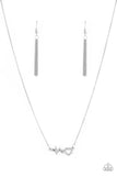 HEARTBEAT Street Necklace - White - ChiTown Chick Bling Boutique 