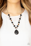 Paparazzi Desert Diva Black Necklace