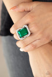 Paparazzi Deluxe Decadence Green Ring