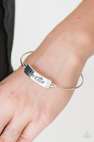 Paparazzi Hustle Hard Silver Bracelet- Life Of The Party