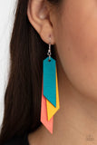 Paparazzi Suede Shade - Multi Earrings