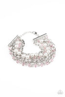 Paparazzi Heiress Hustle Pink Bracelet