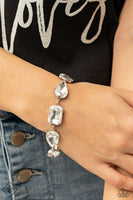 Paparazzi Cosmic Treasure Chest White Fashion Fix Bracelet