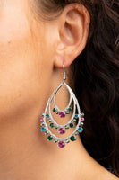 Paparazzi Break Out In TIERS - Multi Earrings