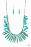 Paparazzi  Out of My Element Blue Necklace