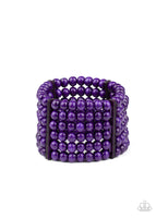 Paparazzi Diving in Maldives Purple Bracelet