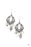 Paparazzi Garden Picnic White Earrings