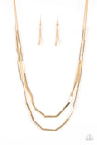 Paparazzi A Pipe Dream Gold  Necklace