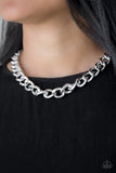 Paparazzi Heavyweight Champion Silver Necklace