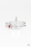 Paparazzi Star-Spangled Starlet Ring- Red - ChiTown Chick Bling Boutique 