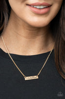 Paparazzi Joy Of Motherhood Gold Necklace