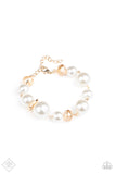 Paparazzi Glamour Gamble Gold Bracelet - Fashion Fix