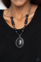 Paparazzi Home Sweet HOMESTEAD Black-Necklace