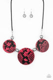 Paparazzi Viper Pit Pink Necklace