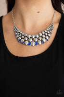 Paparazzi Powerhouse Party Blue Necklace