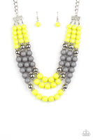 Paparazzi BEAD Your Own Drum Yellow Necklace