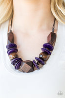 Paparazzi Pacific Paradise Purple Necklace