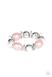 Paparazzi Welcome To The Big Leagues - Pink   Big League Luster - Pink Necklace and Bracelet Set