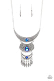 Paparazzi Lunar Enchantment Blue Necklace