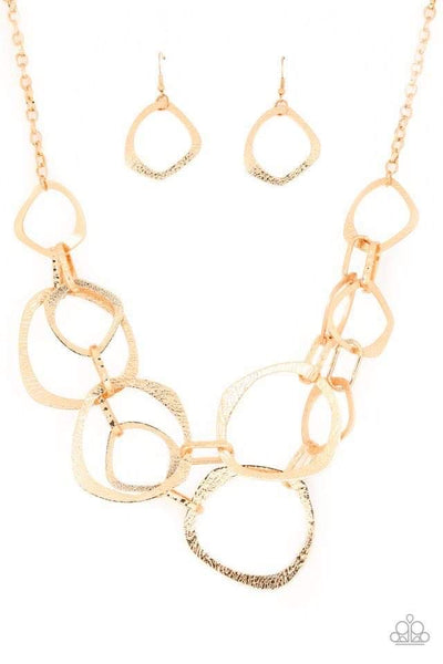 Paparazzi Salvage Yard Gold Necklace