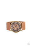 Paparazzi Hold On To Your Buckle Copper Bracelet