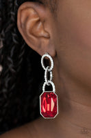 Paparazzi Flawlessly Famous - Red & Superstar Status  Red Earrings