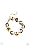 Paparazzi Fabulously Flashy Fashion Fix Brass Bracelet