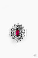 Paparazzi Blooming Fireworks Pink Ring