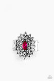 Paparazzi Blooming Fireworks Pink Ring