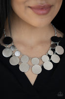 Paparazzi Stop and Reflect Silver Necklace