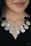 Paparazzi Stop and Reflect Silver Necklace