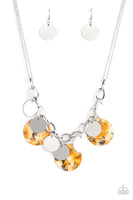 Paparazzi Confetti Confection Yellow Necklace