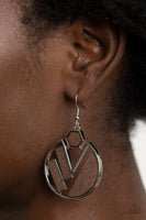 Paparazzi Petrified Posh Brown Earrings